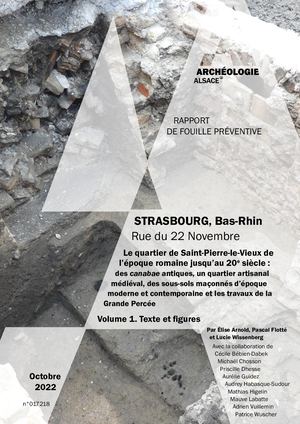 STRASBOURG, Rue du 22 Novembre - Vol.1 (f)