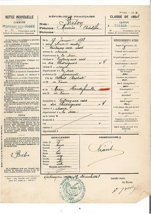 AMFAR NUM Recensement militaire 1908 de Fontenay-aux-Roses