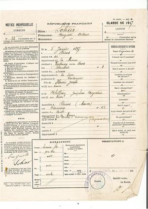 AMFAR NUM Recensement militaire 1917 de Fontenay-aux-Roses