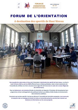 Catalogue forum de l'orientation