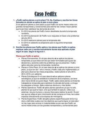 Caso Fedex