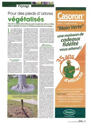 (ARBO-15) - Pour des pieds d'arbres végétalisés