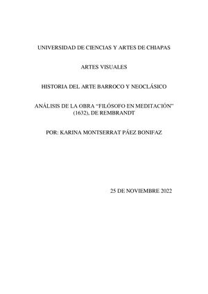 Análisis de: "Filósofo en meditación", Rembrandt