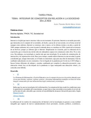 Trabajo Final Sociedad Red