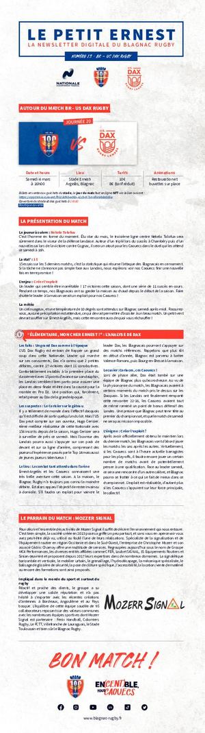 Le Petit Ernest - US Dax Rugby
