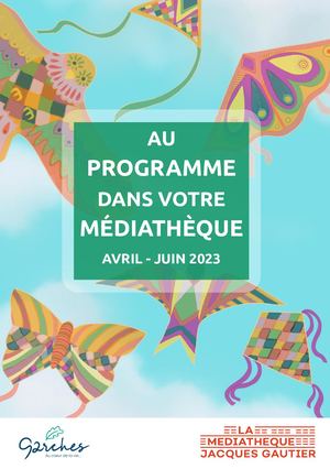 Brochure Médiathèque d'avril à juin 2023