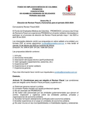 Anexo No 8 Revisoria Fiscal