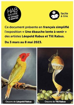 Document en français simplifié Exposition Léopold et Till Rabus