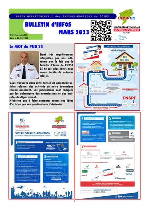UDSP 25 Bulletin d'Infos Fevrier 2023