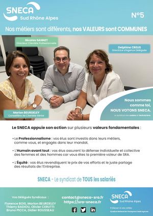 008 Sra Elections 2022 Tract 5 Nos Metiers Sont Differents