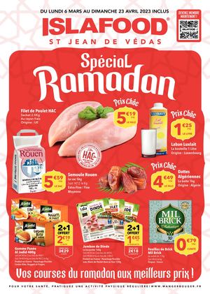 Catalogue ISLAFOOD® St Jean de Védas Spécial Ramadan 2023