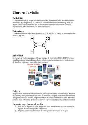 Cloruro De Vinilo