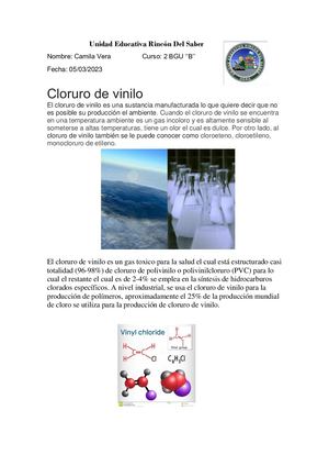 Cloruro De Vinilo