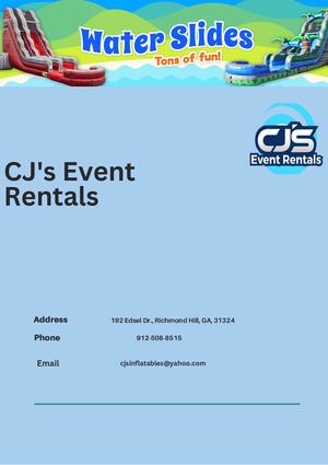 Cj's Event Rentals M2