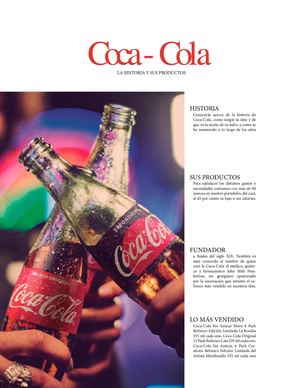 Coca-Cola y sus porductos