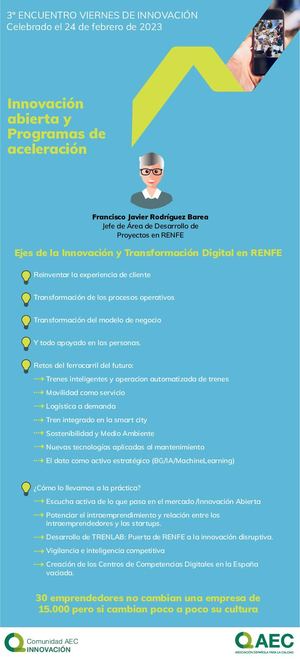 Infografia Tercer Viernes Innovacion