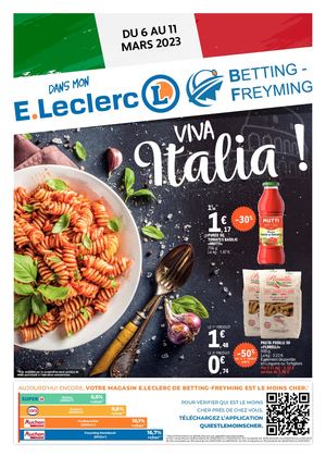 Catalogue Italie E.Leclerc Betting