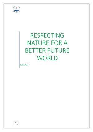 Respecting nature for a better future