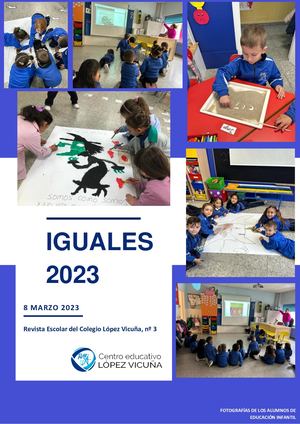 Iguales Revista Colegio López Vicuña Nº3