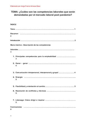 Producto Académico N° 03 - Universidad Continental - Jorge Franco Armaza Deza - Gestion Profesional