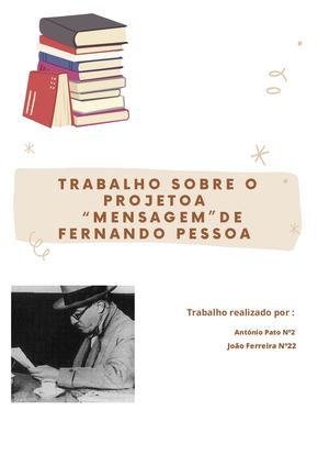 Trabalho Sobre O Poema “Ulisses” (1)