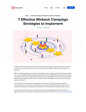 Effective Winback Campaign Strategies to Implement