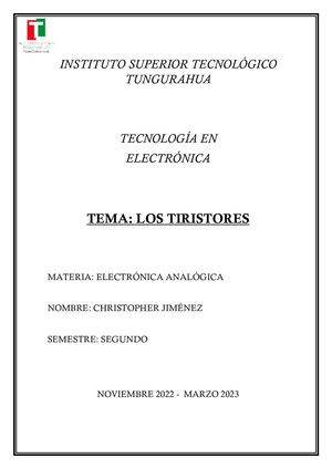 Libro Sobre Los Tiristores
