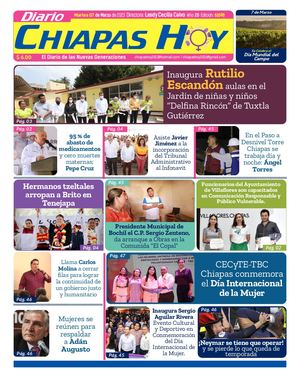 Chiapas Hoy 07 Marzo - Edición 61698