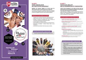 Réaliser l'égalité - Bilan 2020