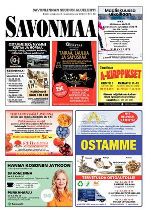 Savonmaa 10 8.3.2023