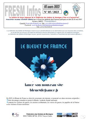 Fresm Infos N°05 Du 5 Mars 2023