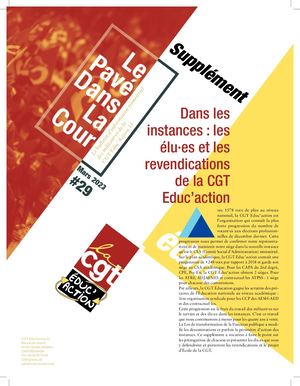 Supplément au n. 29 - mars 2023