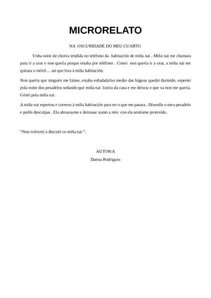 Microrelato Danna