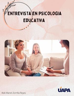 Entrevista De Psicología Educativa (1)
