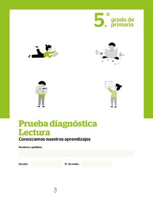 5to Grado Prueba Diagnostica Lectura