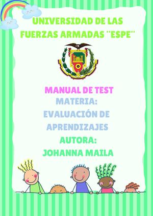 MANUAL DE INSTRUMENTOS DE EVALUACIÓN