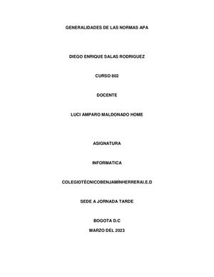 Generalidades De Las Normas Apa