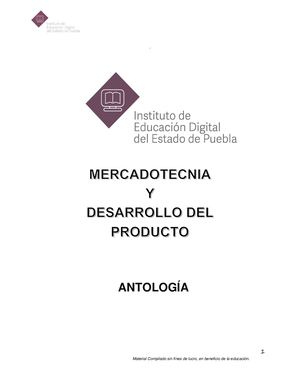 Antologia Mercadotecnía