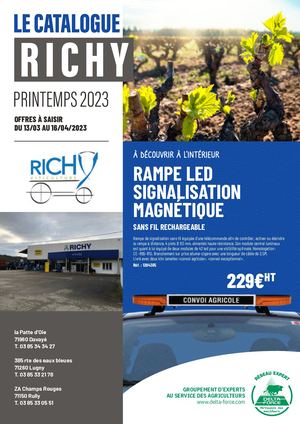 Catalogue Printemps 2023 Richy Et Fils