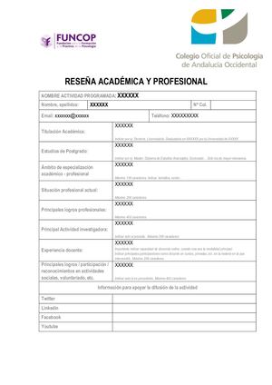 07 Reseña Curricular Docente