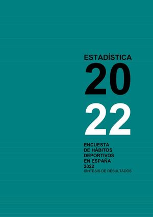 Encuesta de Habitos Deportivos 2022.Sintesis de resultados