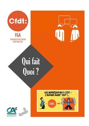 Qui fait Quoi à la CFDT CA Languedoc