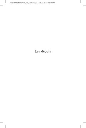 Extraits - Les Debuts - Claire Marin