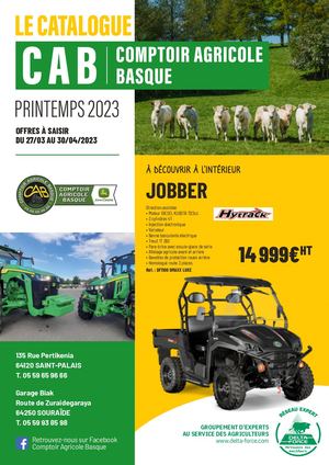 Catalogue Printemps Cab