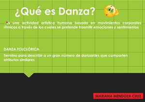 Qué Es Danza