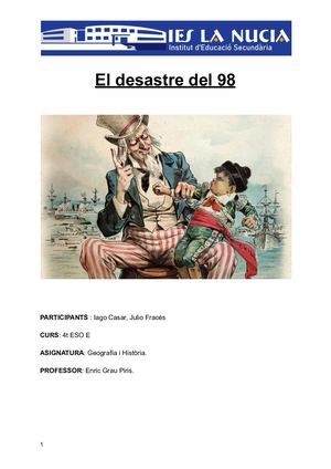 El Desastre Del 98 Julio I Iago 4t E (2)