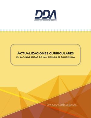 Procesos De Actualización Curricular En La Universidad De San Carlos De Guatemala 20 2 23