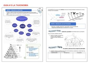 Guia # 5 La Taxonomia