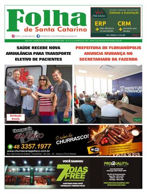 Folha De Santa Catarina Março