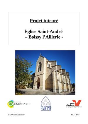 Eglise Saint-André, Boissy L'Aillerie (Val-d'Oise)